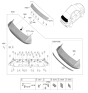 Diagram for 2024 Hyundai Elantra Spoiler - 87210-AA800-EB