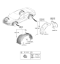 Diagram for 2025 Hyundai Elantra Wheelhouse - 86821-AA000