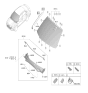 Diagram for 2024 Hyundai Elantra Windshield - 86111-AA105