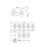 Diagram for 2021 Hyundai Elantra Spare Wheel - 52910-AA400
