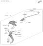 Diagram for Hyundai Elantra Clutch Master Cylinder - 41610-K7300