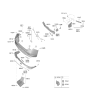Diagram for 2022 Hyundai Elantra Bumper - 86611-AA800
