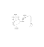 Diagram for Hyundai Sonata Fuel Door Release Cable - 95720-3D000