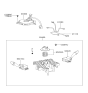 Diagram for Hyundai Sonata Turn Signal Switch - 93410-38000