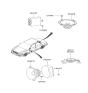 Diagram for 2005 Hyundai Sonata Car Speakers - 96360-3D200