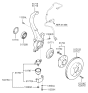 Diagram for 2001 Hyundai Santa Fe Wheel Bearing - 51720-3A101