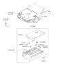 Diagram for 2002 Hyundai Sonata Fuse Box - 91220-3D301