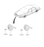 Diagram for 2004 Hyundai Sonata Horn - 96620-38102