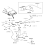 Diagram for 2005 Hyundai Elantra Washer Pump - 98510-3K000