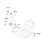 Diagram for Hyundai Sonata Seat Belt - 88810-3D500-LK