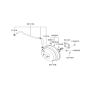 Diagram for Hyundai Brake Booster Vacuum Hose - 59130-38106