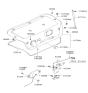 Diagram for Hyundai Sonata Tailgate Lock - 81230-3D010