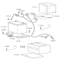 Diagram for 2005 Hyundai Sonata Battery Terminal - 37251-38100