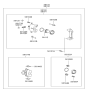 Diagram for Hyundai Sonata Brake Caliper - 58180-38A20