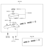 Diagram for Hyundai Sonata Brake Master Cylinder - 58510-3D500