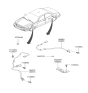 Diagram for Hyundai Sonata ABS Sensor - 95680-38601