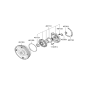 Diagram for 2005 Hyundai Sonata Torque Converter - 45100-39011
