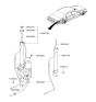 Diagram for 2002 Hyundai Sonata Antenna - 96230-3D000