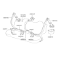 Diagram for Hyundai Sonata Seat Belt - 89810-3D500-LK