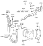 Diagram for 2002 Hyundai Sonata A/C Hose - 97763-3D100