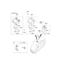 Diagram for 2015 Hyundai Elantra Dome Light - 92850-3X050-TX