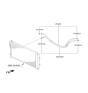 Diagram for Hyundai Elantra Oil Cooler Hose - 25420-3X600