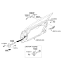 Diagram for Hyundai Door Handle - 82651-3X000