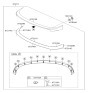 Diagram for Hyundai Elantra Spoiler - 87211-3X500