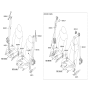 Diagram for Hyundai Elantra Seat Belt - 88820-3X500-RY