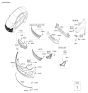 Diagram for Hyundai Elantra Fog Light - 92201-3X210