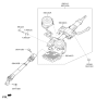 Diagram for Hyundai Power Steering Assist Motor - 56330-3X005