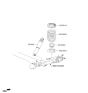 Diagram for Hyundai Elantra Shock Absorber - 55300-3X210