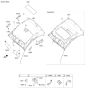 Diagram for 2015 Hyundai Elantra Sun Visor - 85202-3X070-VYF