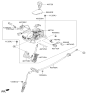Diagram for Hyundai Elantra Shift Interlock Solenoid - 95840-3X500