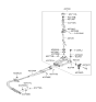 Diagram for Hyundai Santa Fe Shift Cable - 43794-2B200