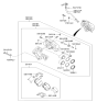 Diagram for Hyundai Santa Fe Hydraulic Hose - 58732-2B010