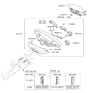Diagram for 2006 Hyundai Santa Fe Steering Wheel - 56100-0W500-WK