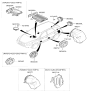 Diagram for 2008 Hyundai Sonata Car Speakers - 96330-0A001