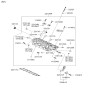 Diagram for Hyundai Santa Fe Cylinder Head - 22100-3E052