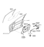 Diagram for 2007 Hyundai Santa Fe Door Handle - 82610-2B010-J9