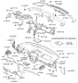 Diagram for 2006 Hyundai Santa Fe Ashtray - 84550-2B000-1C