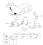 Diagram for Hyundai Santa Fe Battery Cable - 91850-0W100