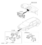 Diagram for Hyundai Santa Fe A/C Switch - 97250-2B151-CA