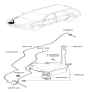 Diagram for 2007 Hyundai Santa Fe Washer Pump - 98510-3E000