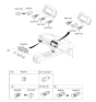 Diagram for Hyundai Santa Fe Dimmer Switch - 94950-2B001-WK
