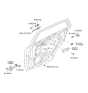 Diagram for 2008 Hyundai Santa Fe Door Check - 79490-2B000