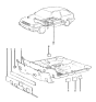 Diagram for Hyundai Excel Dash Panels - 84120-21106