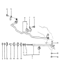 Diagram for 1989 Hyundai Excel Sway Bar Bushing - 54813-21300