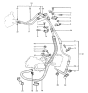 Diagram for Hyundai Excel Power Steering Hose - 57510-21010
