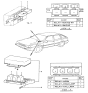 Diagram for Hyundai Excel Relay Block - 95229-21001